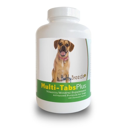 Healthy Breeds Puggle Multi-Tabs Plus Chewable Tablets, 180PK 840235140634